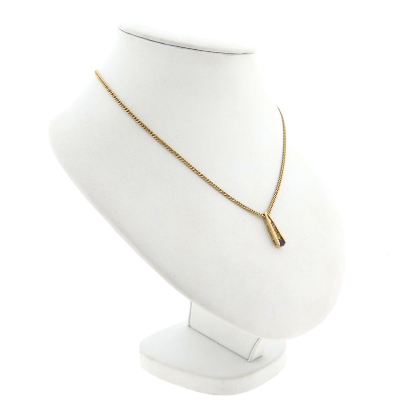 Image 6 of 10 Krt. gold pendant with a mix of gemstones