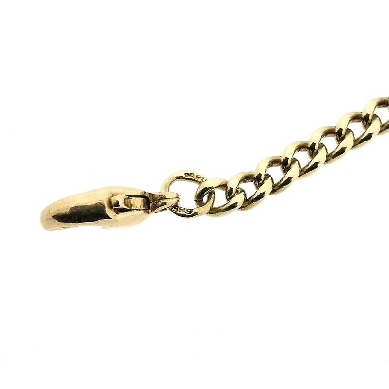Image 8 of Gold gourmet link bracelet