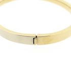 Image 4 of Two-tone gold bangle; Size M