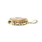 Image 6 of Vintage gold cameo pendant; 14 karat