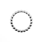 Image 3 of White gold sliding ring with balls