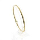 Image 4 of Gold flat gourmet link bracelet | 20 cm