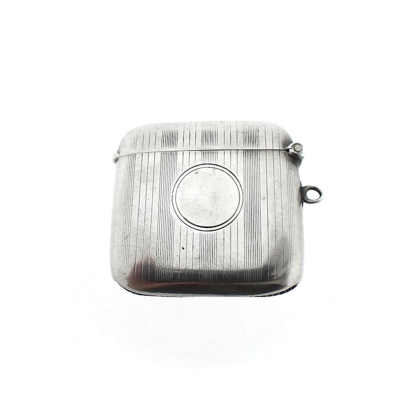 Image 1 of Silver antique matchbox/tinderbox