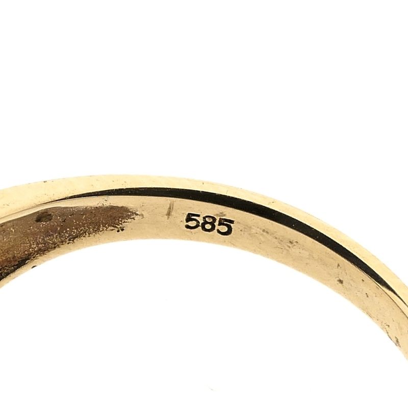 Image 8 of Gold ring pavé set with diamonds | 0.095 ct.