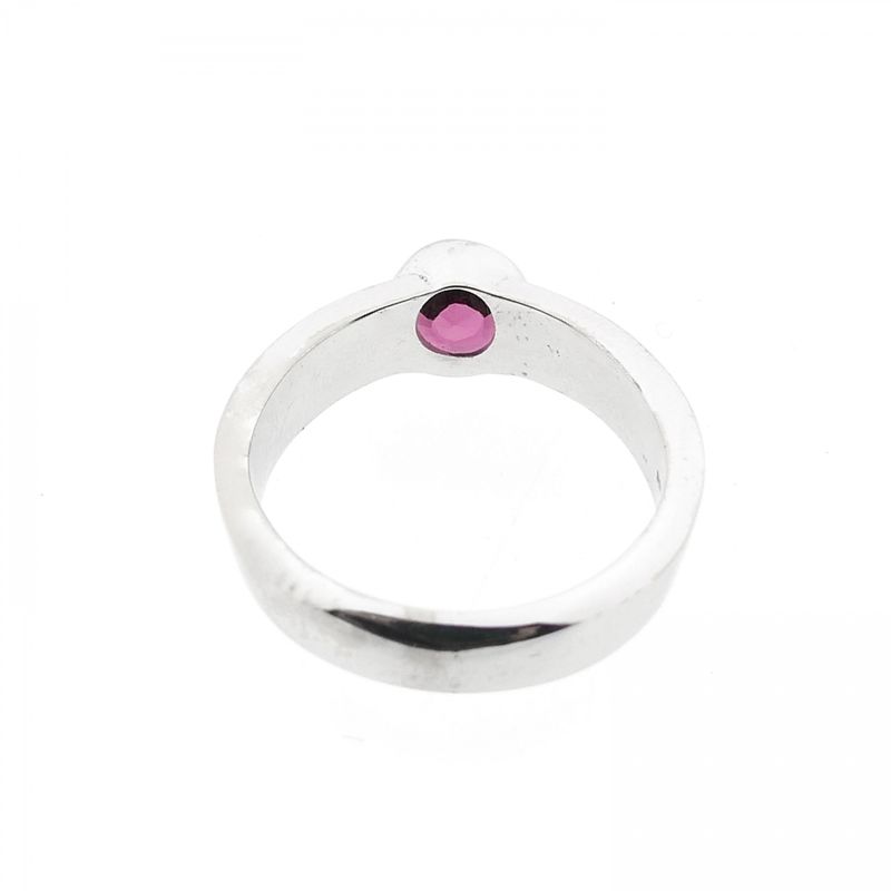 Image 8 of White Gold Ladies' Ring with Pink Spinel