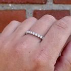 Image 10 of White Gold Ring with Diamonds; 0.48 ct.