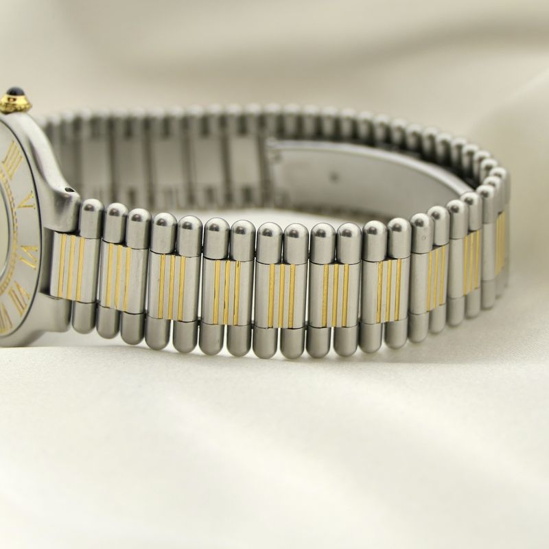 Image 11 of Cartier Must 21; Gold/steel women's watch