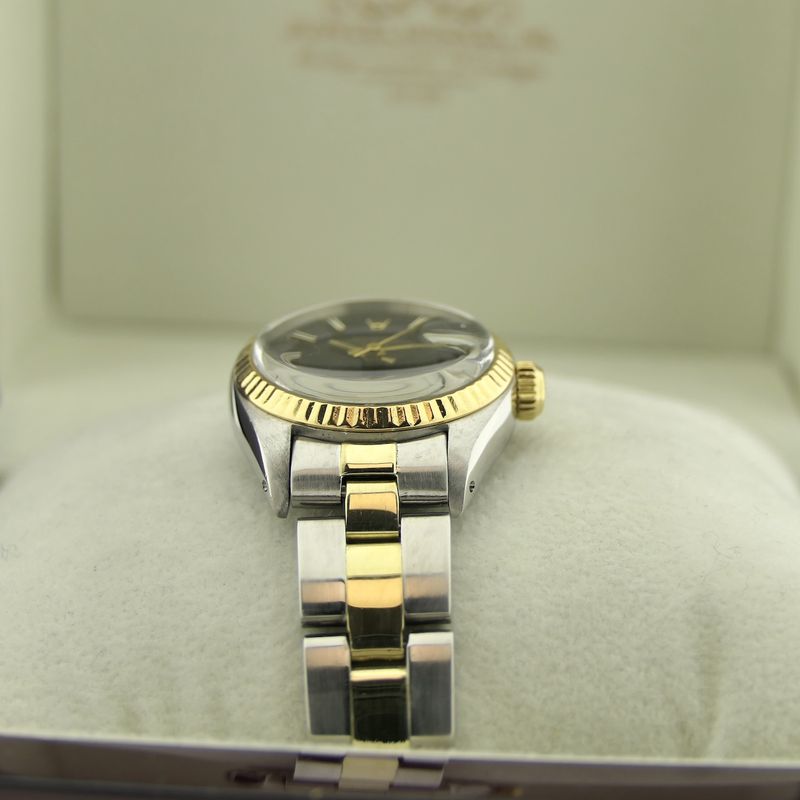 Image 9 of Rolex Datejust 26mm 6917; 18k gold/steel women's watch