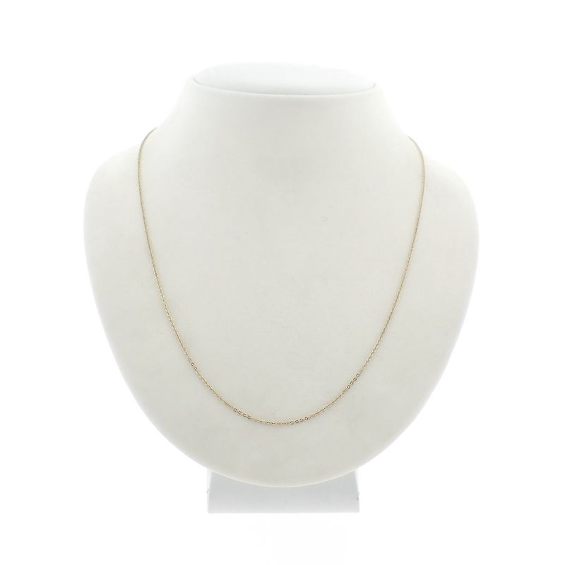 Image 1 of 8-karat anchor link chain | 46 cm