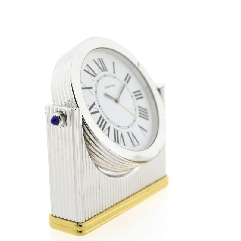 Image 3 of Cartier Ronde Personal Line; Table clock / Desk clock