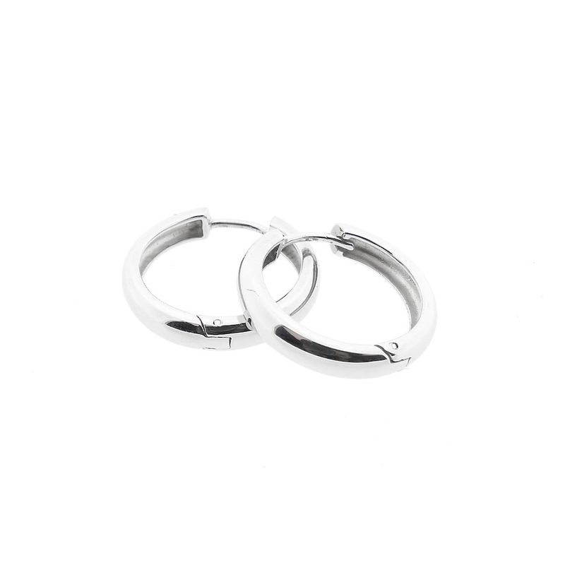 Image 8 of Silver earrings | Ø 22 mm