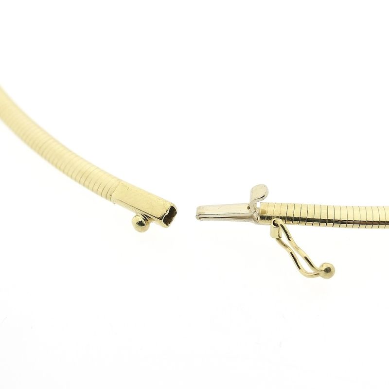 Image 5 of Gold Omega link necklace | 42.5 cm
