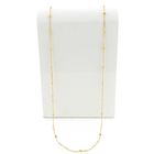 Image 4 of Gold long necklace with decorative details | 90 cm