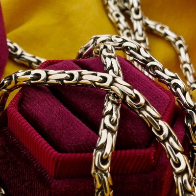 Image 2 of Silver Fantasy Link Necklace