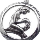 Image 3 of Silver zodiac sign pendant; Virgo