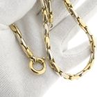 Image 10 of Two-tone gold cardan link necklace