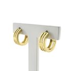 Image 3 of Toni Gard luxury gold hoop earrings; Ø 17 mm