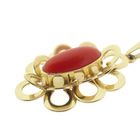 Image 6 of Gold pendant with blood coral | Vintage/antique