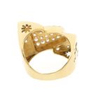 Image 6 of Gold ring with zirconia