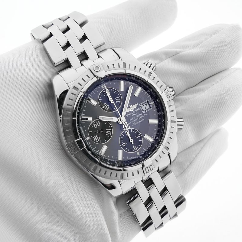 Image 9 of Breitling Chronomat Evolution A13356; Chronograph men's watch in full set