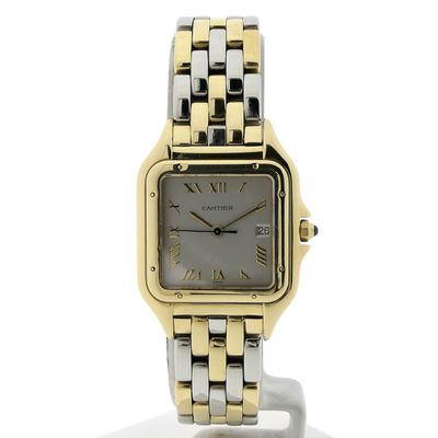 Image 1 of Cartier Panthère 1060; 18k. Gouden mid-size horloge