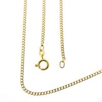 Gold gourmet link chain