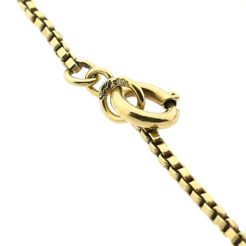 Image 6 of 14 Carat Venetian Box Chain; 56 cm