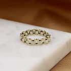 Image 2 of Bicolor Gold Link Ring