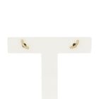 Image 1 of Gold stud earrings with zirconia