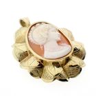 Image 4 of Vintage gold pendant with cameo