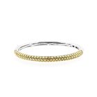 Image 1 of Silver TiSento slave bracelet with gold plating; Size S