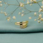Image 2 of Gold ring with zirconia