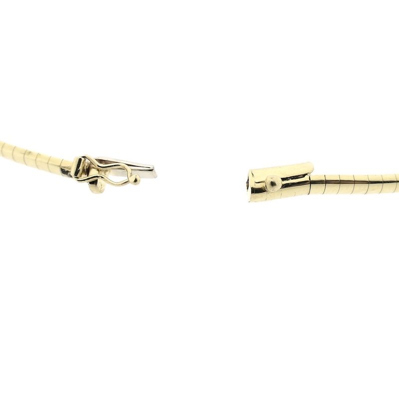 Image 5 of Gold Omega link necklace | 41 cm