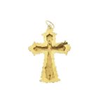 Image 5 of Gold antique pendant of a cross with corpus | INRI