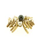 Image 3 of 60's Gold cultured pearl brooch | Tahiti