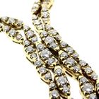 Image 5 of Gold necklace with diamonds; 8.13 ct.