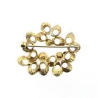 Image 7 of Vintage gold fantasy brooch with pearls