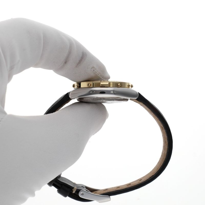 Image 6 of Breitling B-Class / Cockpit D67365; 18k gold/steel women's watch with mother-of-pearl dial