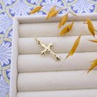 Image 2 of Gold pendant of a cross with corpus