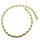 Image 4 of Two-tone gold fantasy link chain | 45 cm