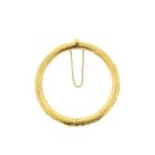 Image 3 of 22 carat Surinamese gold bangle; size S/M