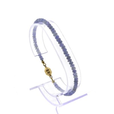 9 carat sapphire bead bracelet | 19.5 cm Image 1 of 9 carat sapphire bead bracelet | 19.5 cm