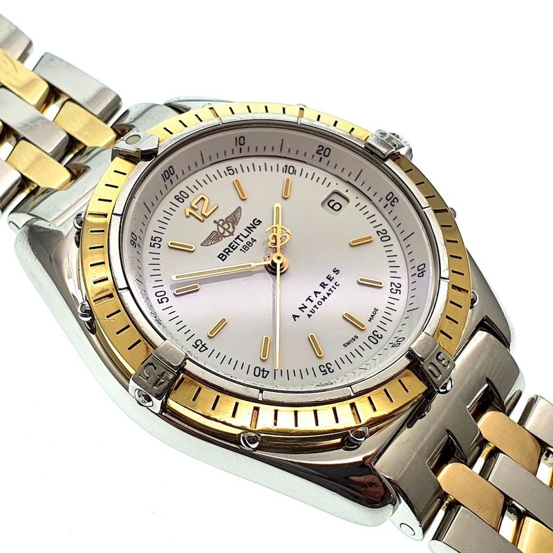Image 2 of Breitling Antares; Men's watch on pilot strap
