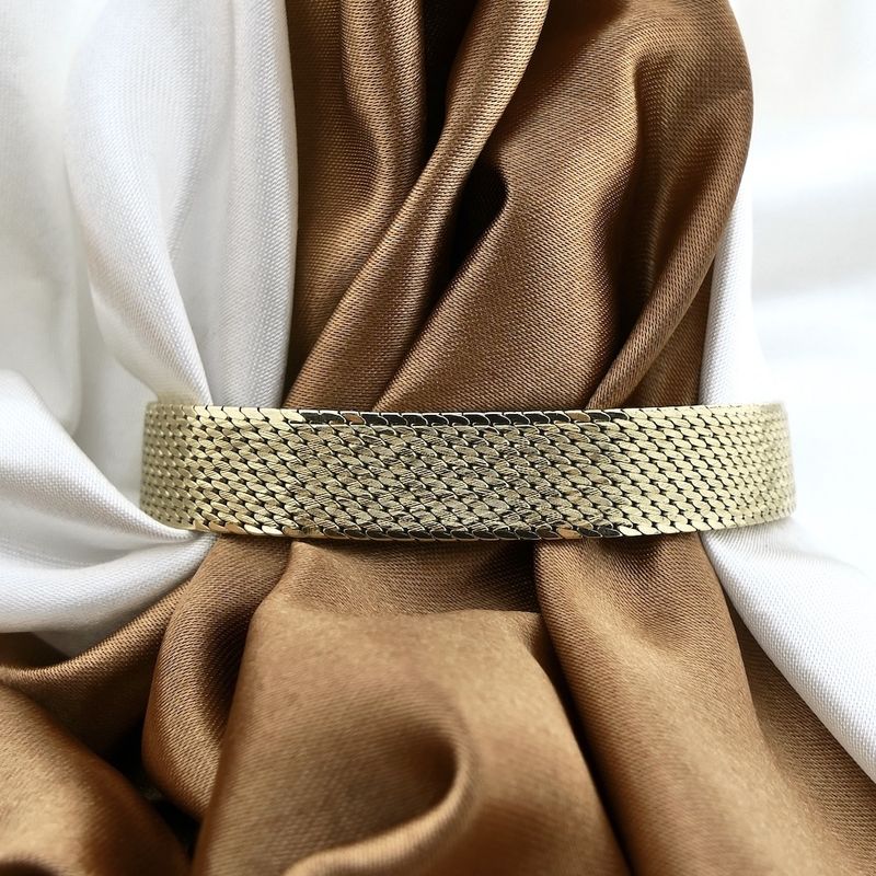 Image 8 of Vintage gold link bracelet | 19.5 cm