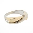 Image 7 of Two-tone gold abstract ring