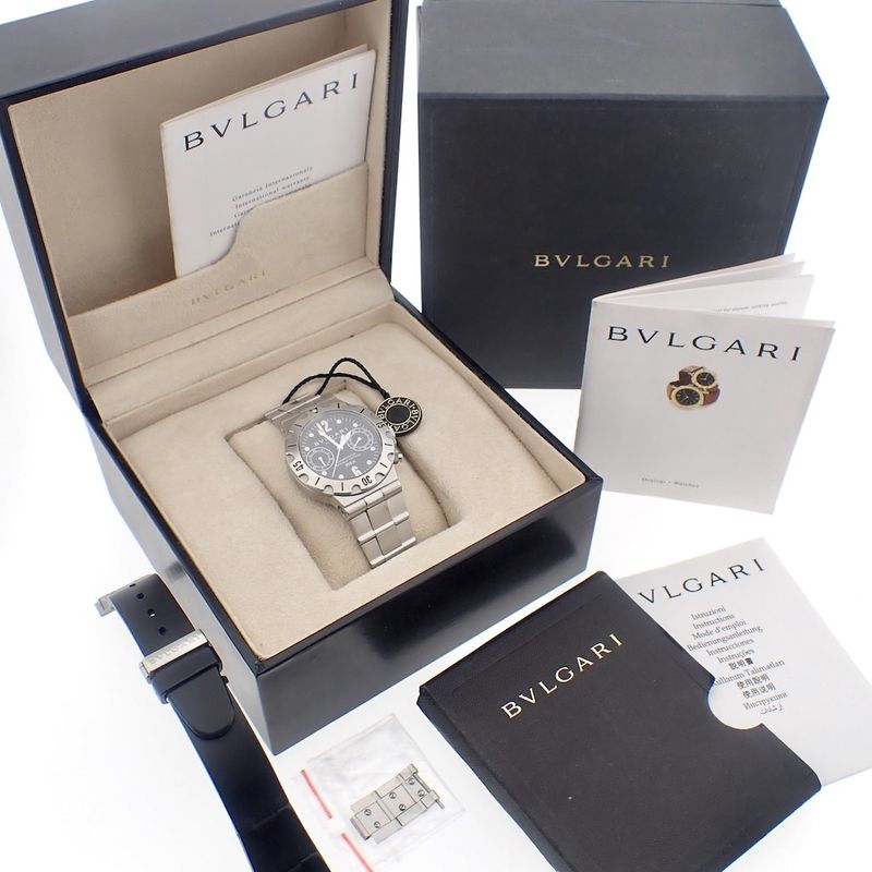 Image 2 of Bvlgari Diagono SCB38S; Chronograph watch