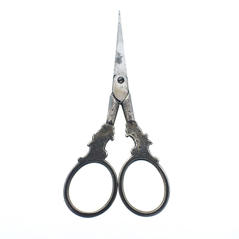 Image 4 of Vintage silver scissors