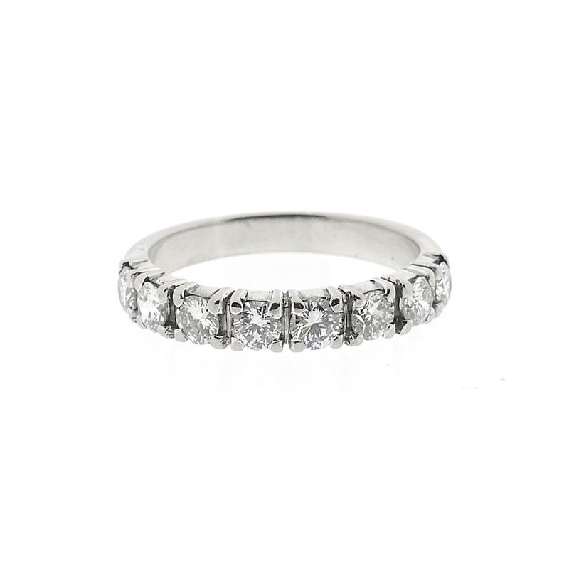 Image 3 of 18-karat white gold ring with diamonds | 1.28 ct.