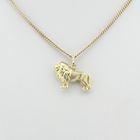 Image 10 of Gold pendant of a lion