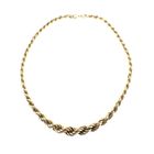 Image 1 of Exclusive gold twisted link necklace